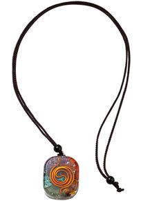 Firetti Damen Kette mit Anhänger "Schmuck Geschenk Halsschmuck Halskette Chakra", Acryl-Nylon, L: 72cm B: 3mm, bunt, Acryl, Nylon, B:3mm, Halsketten,