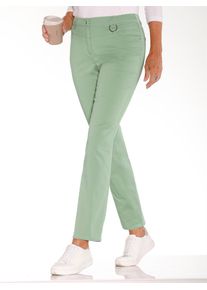 COSMA Damen Bequeme Jeans, grün, Gr. 20, unifarben, 98% Baumwolle, 2% Elasthan, Jeans