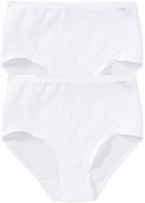 Speidel Damen Formslip, Gr. 40, weiß, Obermaterial: 92% Baumwolle, 8% Elasthan, unifarben, Unterhosen, Badge auf der Vorderseite