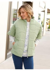 Classic Basics Damen Steppjacke, grün, Gr. 52, unifarben, 100% Polyester, Jacken