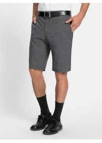 Marco Donati Herren Bermudas, grau, Gr. 48, unifarben, meliert, 74% Polyester, 19% Viskose, 7% Elasthan, Hosen