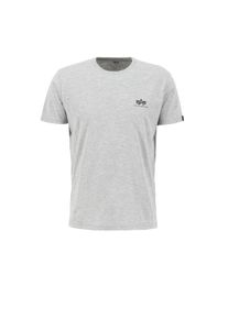 Herren T-Shirt "Alpha Industries Men - T-Shirts Basic T Small Logo", grau, Gr. XL, Alpha Industries, Obermaterial: 100% Baumwolle, Shirts