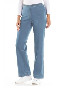 Classic Basics Damen Bequeme Jeans, blau, Gr. 46, unifarben, 81% Baumwolle, 17% Polyester, 2% Elasthan, Jeans
