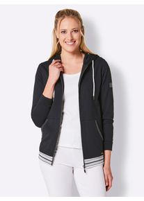 feel good Damen Langjacke, Gr. 36, schwarz, 50% Baumwolle, 50% Polyester, unifarben, Jacken