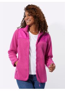Casual Looks Damen Langjacke, pink, Gr. 52, unifarben, 100% Polyester, Besatz:100% Polyester, Jacken