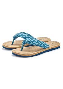 ELBSAND Damen Badezehentrenner, Gr. 38, blau, Obermaterial: 100% Textilmaterial. Futter: 100% Textilmaterial. Decksohle: 100% Synthetik. Laufsohle:
