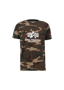 Herren T-Shirt "Alpha Industries Men - T-Shirts Basic T-Shirt Camo", bunt, Gr. S, Alpha Industries, Obermaterial: 100% Baumwolle, Shirts