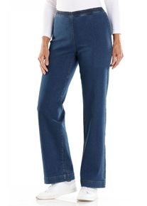 Classic Basics Damen Bequeme Jeans, blau, Gr. 21, unifarben, 81% Baumwolle, 17% Polyester, 2% Elasthan, Jeans