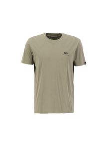 Herren T-Shirt "Alpha Industries Men - T-Shirts Basic T Small Logo", grün, Gr. XS, Alpha Industries, Obermaterial: 100% Baumwolle, Shirts
