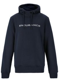 Endurance Herren Sweatshirt "Lionk", blau, casual, Gr. 152, unifarben, 65% Polyester, 35% Baumwolle, Sweatshirts, mit lässiger Kapuze