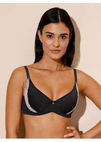 wäschepur WÄSCHEPUR Damen Schalen-BH, Gr. 85, schwarz, 66% Polyamid, 34% Elasthan, BHs