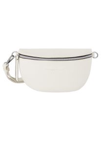 Damen Bauchtasche "Rosie", Tom Tailor Denim, weiß, Polyurethan, Polyurethan (PU), Taschen, vielseitig tragbar, leicht genarbt mit silbernen