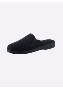 CLASSIC Herren Pantoffel, Gr. 41, blau, Textil, Schuhe