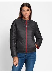 Heine Damen Wendejacke, schwarz, Gr. 44, unifarben, 55% Polyamid, 45% Polyester, Wattierung:100% Polyester, Jacken