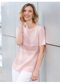 Classic Basics Damen Rundhalspullover "Pullover", rosa, Gr. 40, unifarben, 75% Polyacryl, 25% Baumwolle, Pullover
