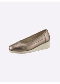 CLASSIC Damen Slipper, Gr. 40, braun, Glattleder, feminin, Schuhe