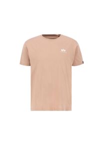 Herren T-Shirt "Alpha Industries Men - T-Shirts Basic T Small Logo", orange, Gr. S, Alpha Industries, Obermaterial: 100% Baumwolle, Shirts