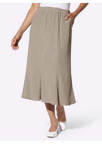 Classic Basics Damen Schlupfrock, beige, Gr. 40, unifarben, 98% Polyester, 2% Elasthan, Röcke