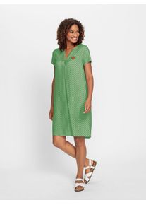 Casual Looks Damen Sommerkleid "Webkleid", grün, Gr. 38, gemustert, mehrfarbig, 100% Viskose, Kleider