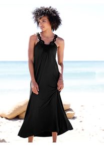 Heine Damen Jerseykleid "Jersey-Kleid", schwarz, Gr. 38, unifarben, 95% Viskose, 5% Elasthan, Kleider