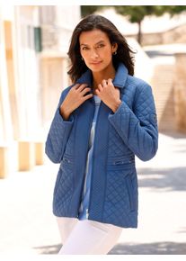 Casual Looks Damen Steppjacke, blau, Gr. 40, unifarben, 100% Polyester, Wattierung:100% Polyester, Jacken