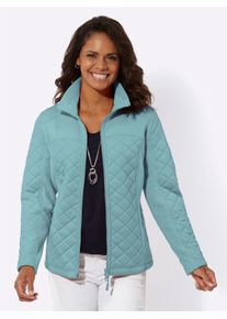 Casual Looks Damen Fleecejacke, blau, Gr. 36, unifarben, 100% Polyester, Jacken