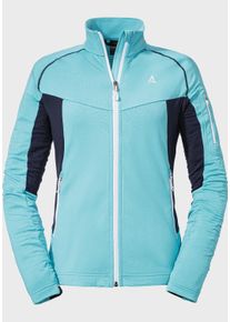 Schöffel SCHÖFFEL Damen Fleecejacke "Fleece Jacket Hydalen L", blau, sportlich, Gr. 38, Oberstoff : 95% Polyester 5% Elasthan, Jacken