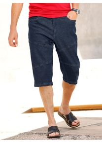 Marco Donati Herren Jeansbermudas, blau, Gr. 48, unifarben, 98% Baumwolle, 2% Elasthan, Jeans