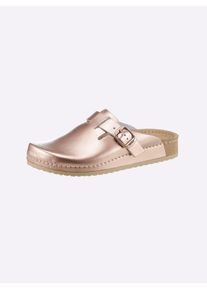 MUBB Damen Clog, Gr. 36, rosa, Glattleder, Schuhe