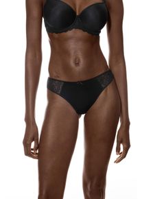 Mey Damen String "AMOROUS", Gr. 42, schwarz, Spitze, Obermaterial: 87% Polyamid, 13% Elasthan, Unterhosen, Seiten und Rückteil mit Spitze