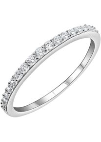 Firetti Damen Silberring "Schmuck Geschenk Silber 925 Fingerring Ring Memoire", 58, Silber 925 (Sterlingsilber), 1,7mm, silber, Silber 925