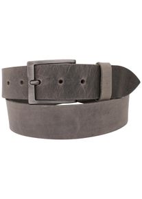 AnnaMatoni Damen Ledergürtel, grau, casual,klassisch,modisch, Gr. 85, Leder, Gürtel