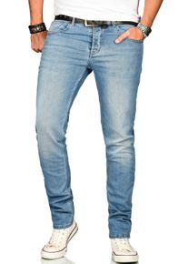 Herren Stretch-Jeans "ASAngelo", blau, Gr. 29, Alessandro Salvarini, Obermaterial: 98% Baumwolle, 2% Elasthan, Jeans, Angenehme Passform durch