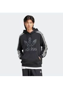 Herren Kapuzensweatshirt "MONO HOODIE", schwarz, sportlich, Gr. M, adidas originals, Obermaterial: 100% Baumwolle, Sweatshirts