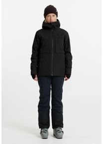 SOS Damen Skijacke "Seceda", schwarz, sportlich, Gr. S, unifarben, 92% Nylon, 8% Elasthan, Jacken, mit einer 20.000 mm Wassersäule