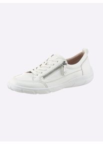 Caprice Damen Sneaker, Gr. 37, weiß, Glattleder, sportlich, Schuhe