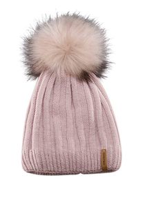 Chillouts Damen Bommelmütze "Lorena Hat", rosa, klassisch,modisch,feminin, unifarben, Feinstrick, Materialmix, Mützen, mit abnehmbarem
