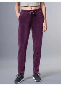 TRIGEMA Damen Jerseyhose "TRIGEMA Nicki Hose", lila, sportlich, Gr. L, 80% Baumwolle, 20% Polyester, Hosen
