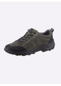 Jomos Damen Schnürschuh, Gr. 36, grau, Veloursleder, Nubukleder, sportlich, Schuhe