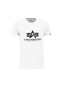 Herren T-Shirt "Alpha Industries Men - T-Shirts Basic T Rainbow Reflective", weiß, Gr. XXXL, Alpha Industries, Obermaterial: 100% Baumwolle, Shirts