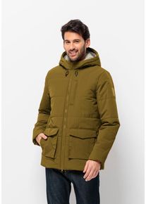 Jack Wolfskin Herren Funktionsjacke "WHITE FROST JKT M", grün, Gr. L, OBERSTOFF 100% POLYAMID FUTTER 100% POLYESTER FÜLLUNG 100% POLYESTER, Jacken