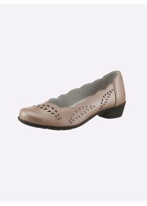 Casual Looks Damen Pumps, Gr. 39, beige, Glattleder, feminin, Schuhe