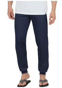 TRIGEMA Herren Schlafanzug "TRIGEMA Schlafanzughose Bündchen", Gr. M, blau, 100% Baumwolle, casual, Homewear-Sets