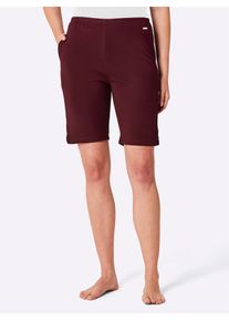 feel good Damen Bermudas, Gr. 36, rot, 70% Polyester, 30% Viskose, unifarben, Hosen