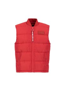 Herren Funktionsweste "Alpha Industries Men - Vests Puffer Vest Light Weight", rot, Gr. XXL, Alpha Industries, Obermaterial: 100% Polyester, Futter:
