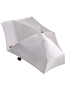 Euroschirm Taschenregenschirm "Dainty, silber", silber, Bezug: 100% Polyester, uni, Regenschirme, besonders leicht, super flach und extra klein, mit