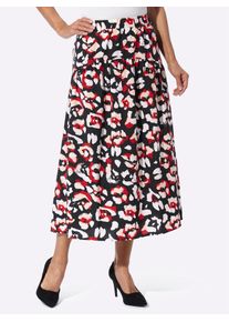 Classic Basics Damen Schlupfrock, bunt, Gr. 52, gemustert, animal-print, mehrfarbig, 100% Polyester, Röcke