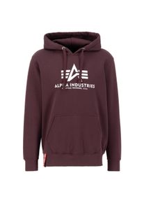 Herren Hoodie "Alpha Industries Men - Hoodies Basic Hoodie", rot, Gr. S, Alpha Industries, Obermaterial: 80% Baumwolle, 20% Polyester, Sweatshirts