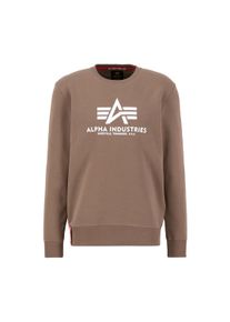 Herren Sweater "Alpha Industries Men - Sweatshirts Basic Sweater", grau, Gr. S, Alpha Industries, Obermaterial: 80% Baumwolle, 20% Polyester,