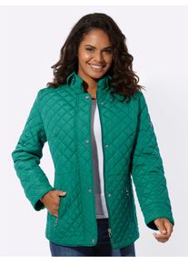 Casual Looks Damen Steppjacke, grün, Gr. 40, unifarben, 100% Polyester, Wattierung:100% Polyester, Jacken